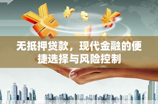 尚义无抵押贷款，现代金融的便捷选择与风险控制