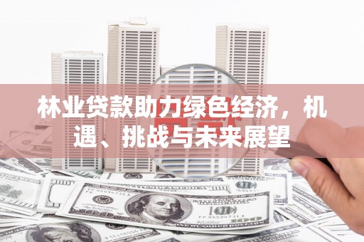尚义林业贷款助力绿色经济，机遇、挑战与未来展望