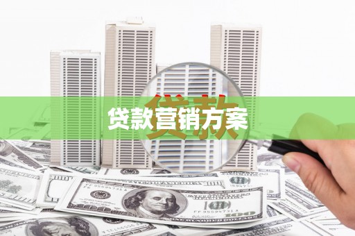 尚义贷款营销方案