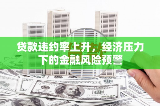 尚义贷款违约率上升，经济压力下的金融风险预警