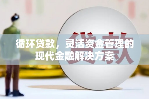 尚义循环贷款，灵活资金管理的现代金融解决方案