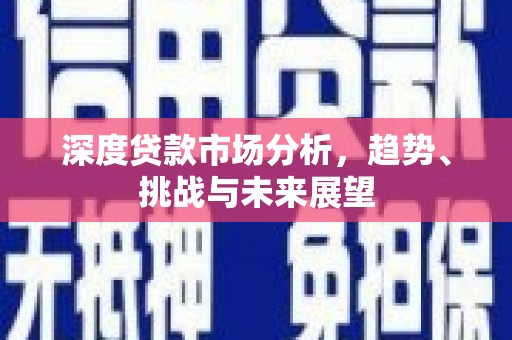 尚义深度贷款市场分析，趋势、挑战与未来展望