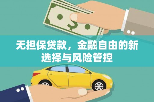 尚义无担保贷款，金融自由的新选择与风险管控