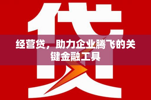 尚义经营贷，助力企业腾飞的关键金融工具