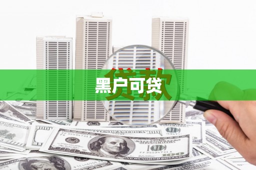 尚义黑户可贷
