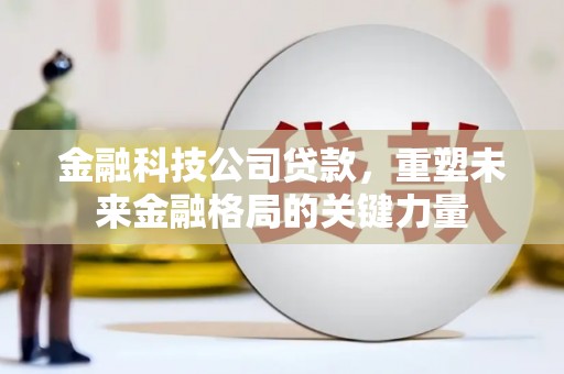 尚义金融科技公司贷款，重塑未来金融格局的关键力量