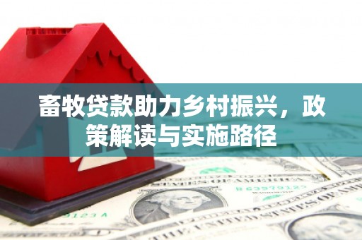 尚义畜牧贷款助力乡村振兴，政策解读与实施路径