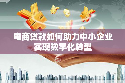 尚义电商贷款如何助力中小企业实现数字化转型