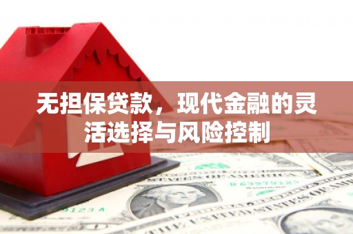 尚义无担保贷款，现代金融的灵活选择与风险控制