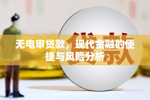 尚义无电审贷款，现代金融的便捷与风险分析