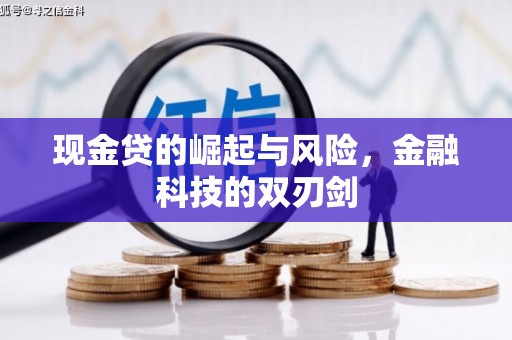 尚义现金贷的崛起与风险，金融科技的双刃剑
