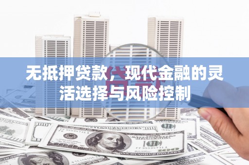 尚义无抵押贷款，现代金融的灵活选择与风险控制