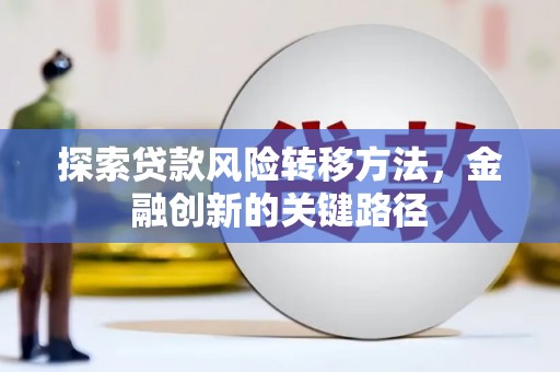 尚义探索贷款风险转移方法，金融创新的关键路径