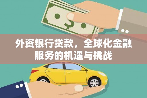 尚义外资银行贷款，全球化金融服务的机遇与挑战