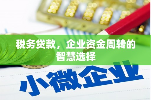尚义税务贷款，企业资金周转的智慧选择