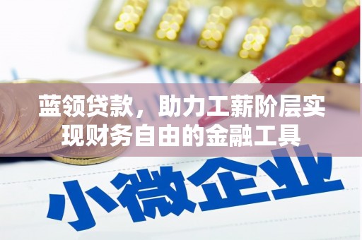 尚义蓝领贷款，助力工薪阶层实现财务自由的金融工具