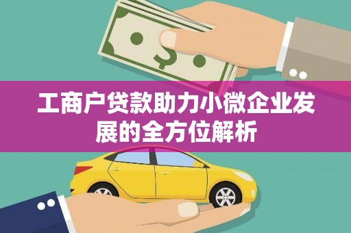 尚义工商户贷款助力小微企业发展的全方位解析