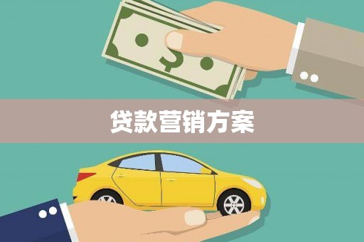尚义贷款营销方案