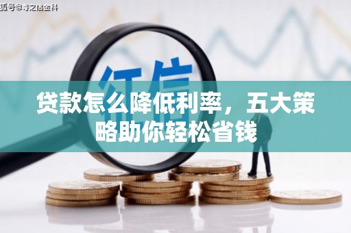 尚义贷款怎么降低利率，五大策略助你轻松省钱