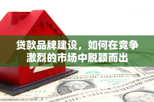 尚义贷款品牌建设，如何在竞争激烈的市场中脱颖而出
