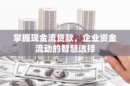 尚义掌握现金流贷款，企业资金流动的智慧选择