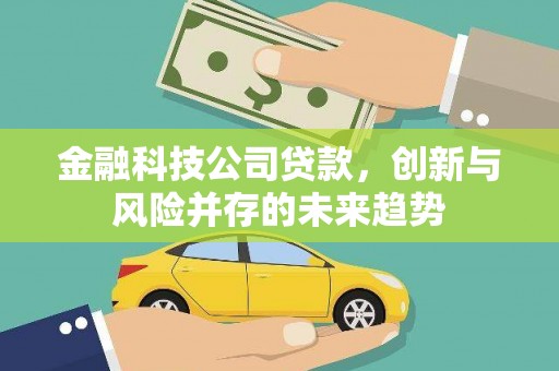 尚义金融科技公司贷款，创新与风险并存的未来趋势