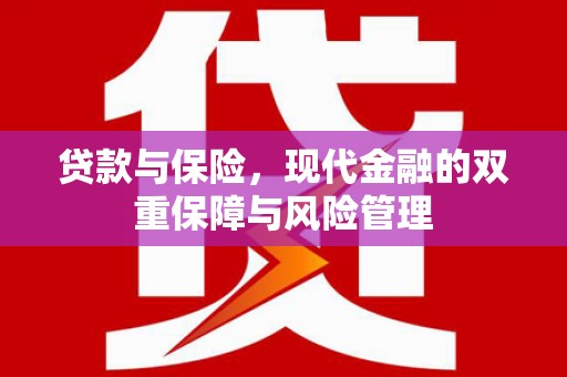 尚义贷款与保险，现代金融的双重保障与风险管理