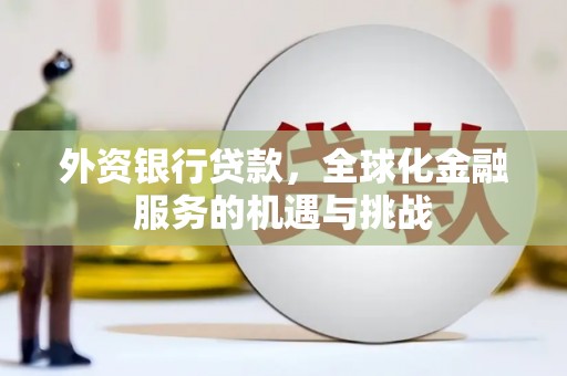 尚义外资银行贷款，全球化金融服务的机遇与挑战