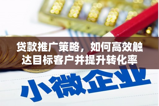 尚义贷款推广策略，如何高效触达目标客户并提升转化率