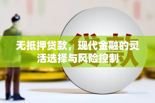 尚义无抵押贷款，现代金融的灵活选择与风险控制