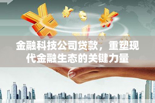 尚义金融科技公司贷款，重塑现代金融生态的关键力量