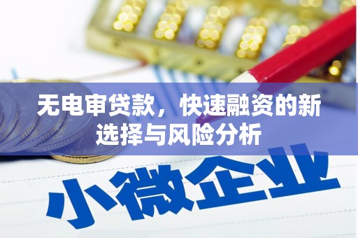 尚义无电审贷款，快速融资的新选择与风险分析