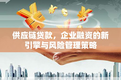 尚义供应链贷款，企业融资的新引擎与风险管理策略