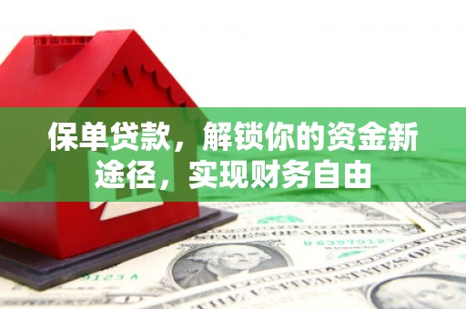 尚义保单贷款，解锁你的资金新途径，实现财务自由